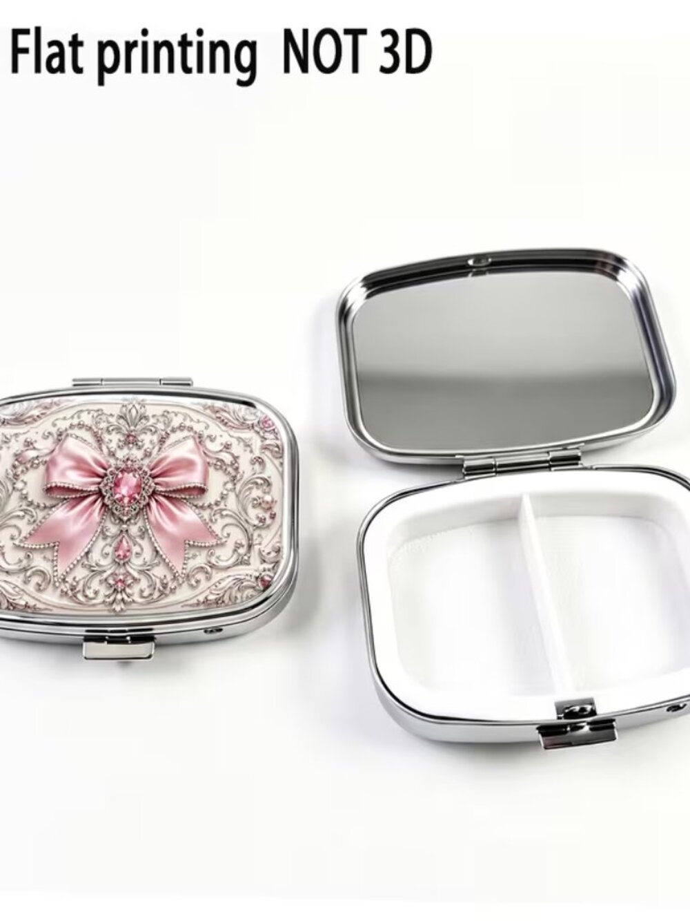 Pink Ribbon Pill Box - New - Picture 2 of 4